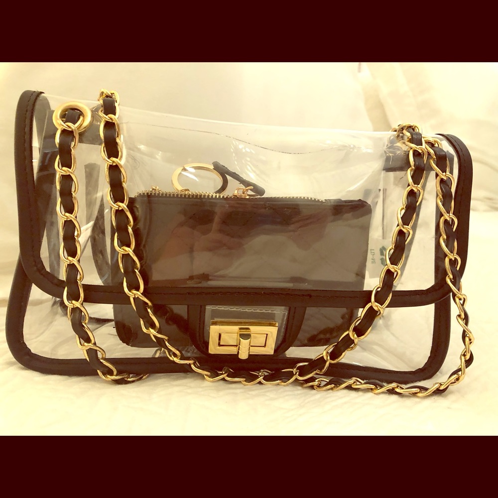 Chanel-Style clear bag